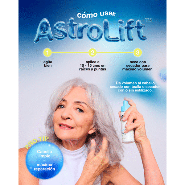 AstroLift™ Spray voluminizador y reparador 118ml - Imagen 3