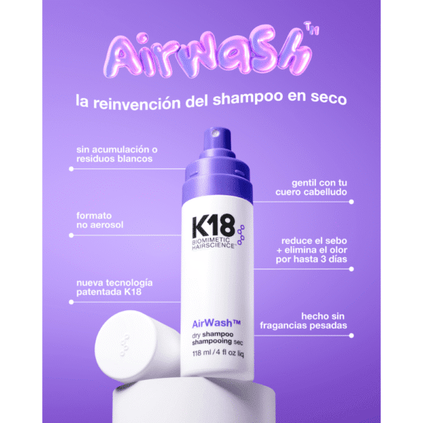 Airwash™ shampoo en seco 118ml - Imagen 2