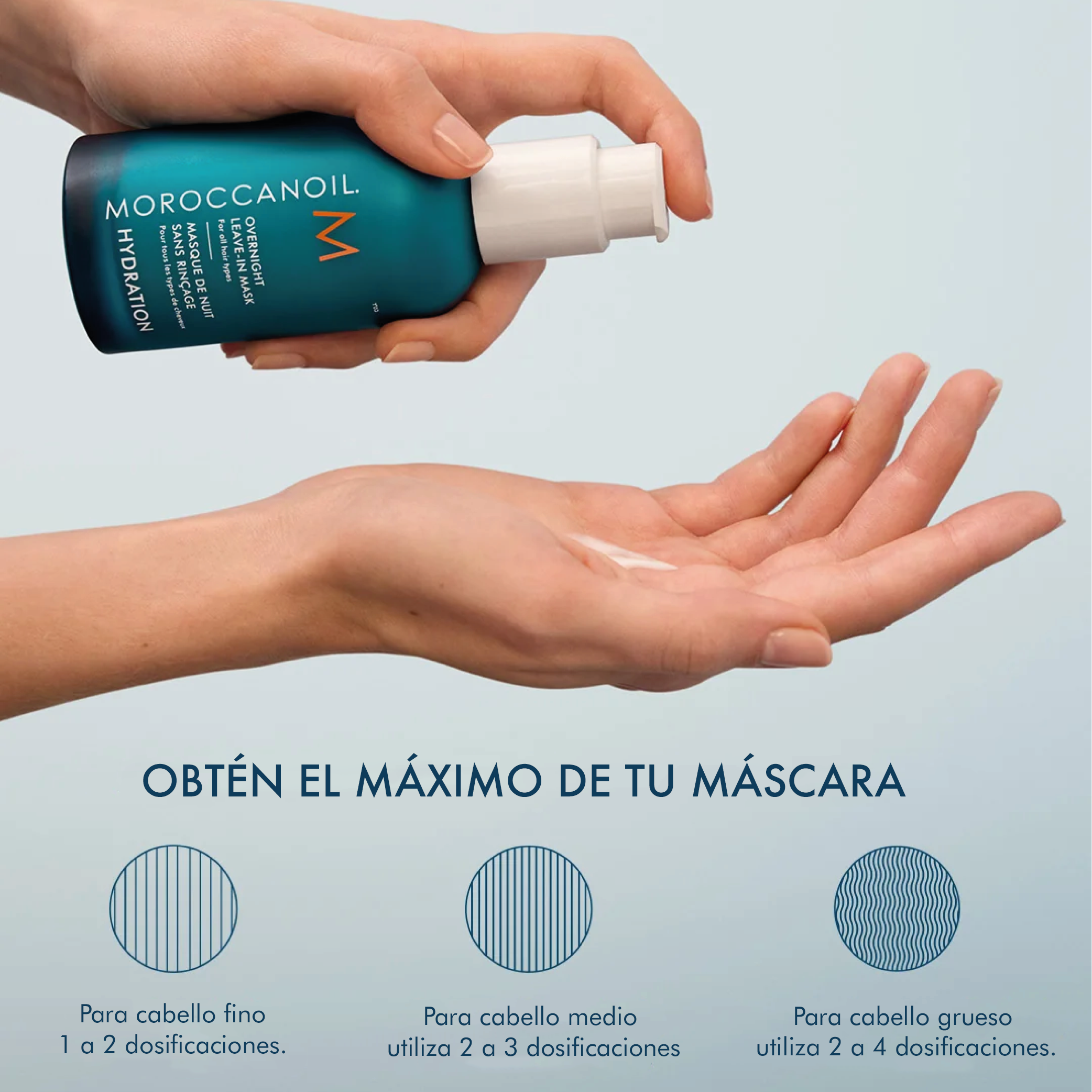 Moroccanoil Mascarilla de Noche Sin enjuague 120ml - Imagen 4